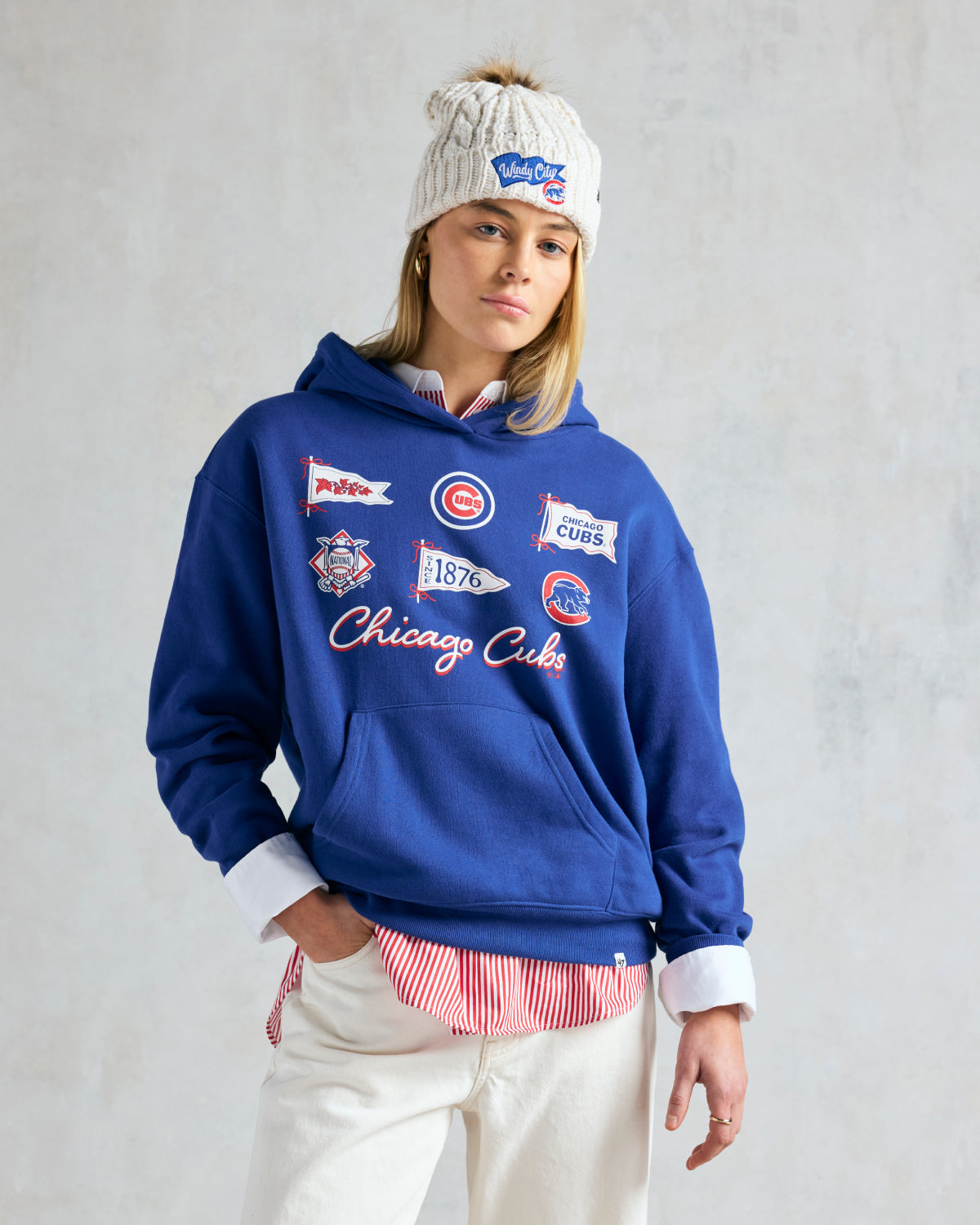 UTAH MAMMOTH WAVE BANNER '47 MEEKO CUFF KNIT WOMENS