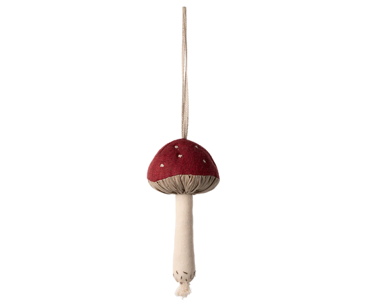 Maileg | Mushroom Ornament, Red