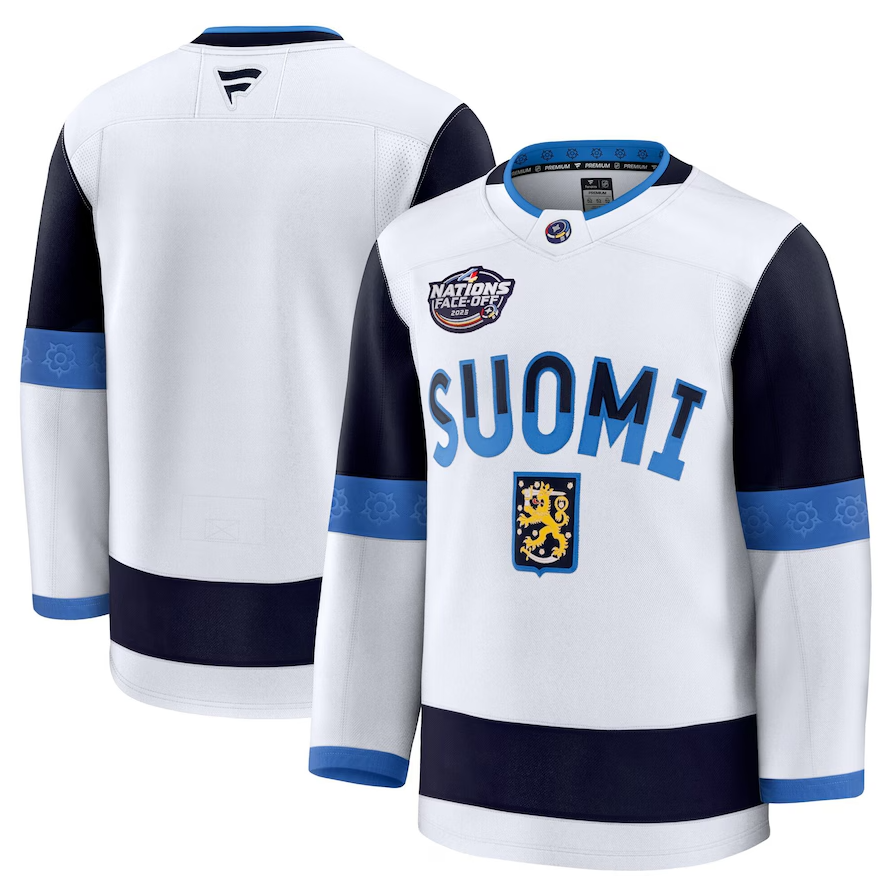 Finland 4 Nations Face-Off 2025 Jersey