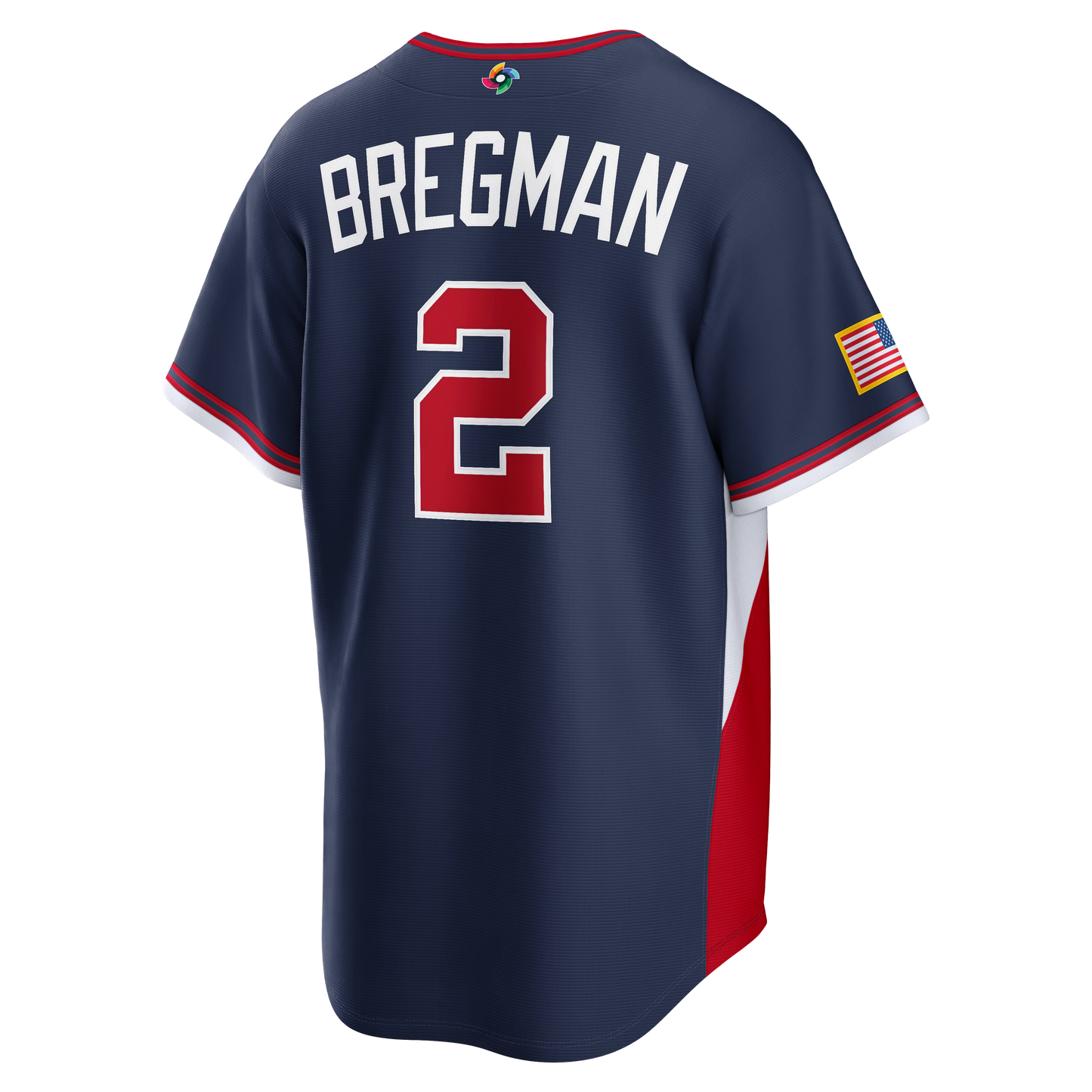 Nike USA Baseball 2026 World Baseball Classic Road Stadium Jersey – Alex Bregman – Navy