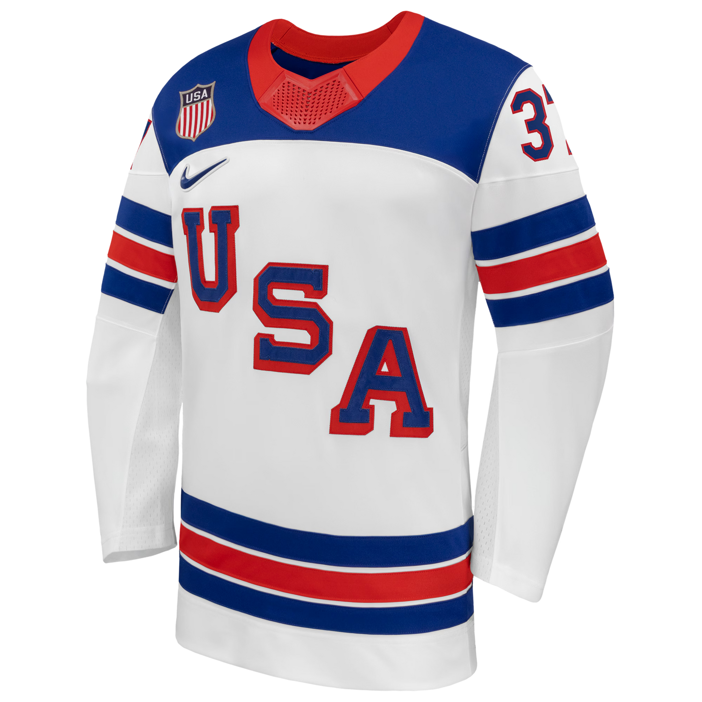 Connor Hellebuyck #37 USA Hockey 2026 Away Jersey - Nike White
