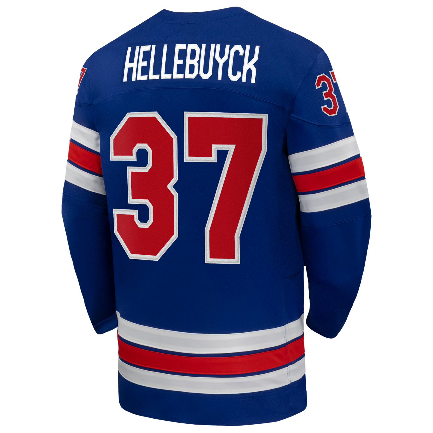 Connor Hellebuyck #37 USA Hockey 2026 Home Jersey - Nike Royal