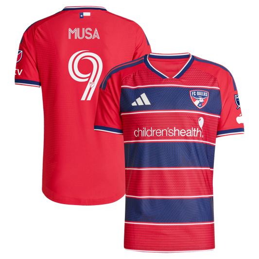 FC Dallas // Petar Musa #9 Official 2026 DNA On-Field Patch Jersey – Red