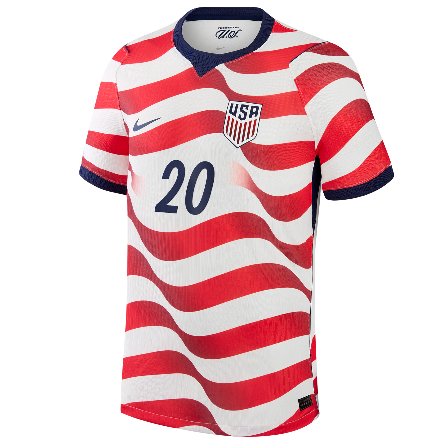 Folarin Balogun USMNT 2026 Home Match Jersey White | Nike USA Soccer Jersey