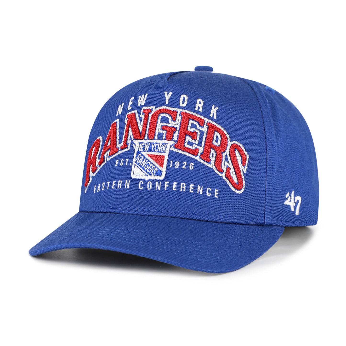 NEW YORK RANGERS VINTAGE SMALL BACK SHIELD '47 HITCH