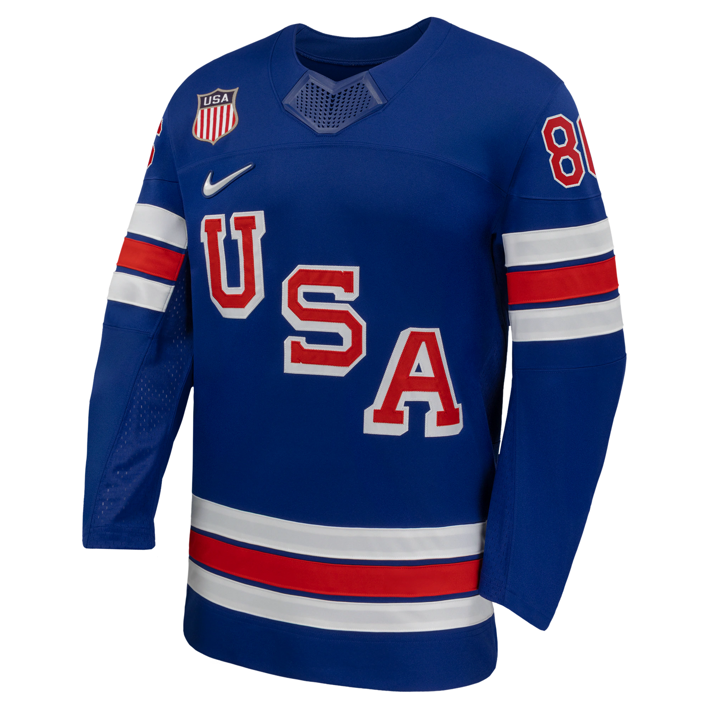 Jack Hughes #86 USA Hockey 2026 Home Jersey - Nike Royal