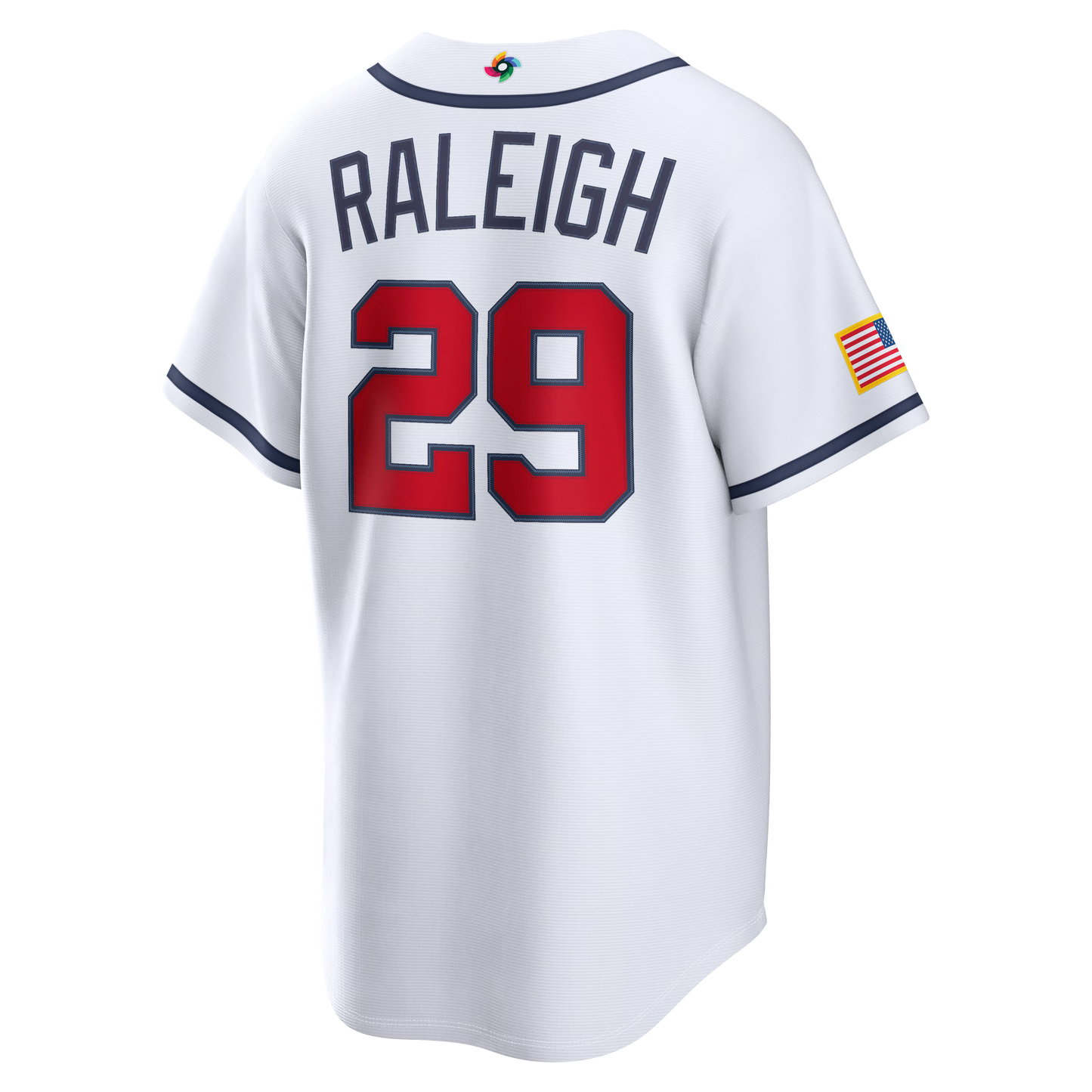 Nike USA Baseball 2026 World Baseball Classic Home Stadium Jersey – Cal Raleigh – White