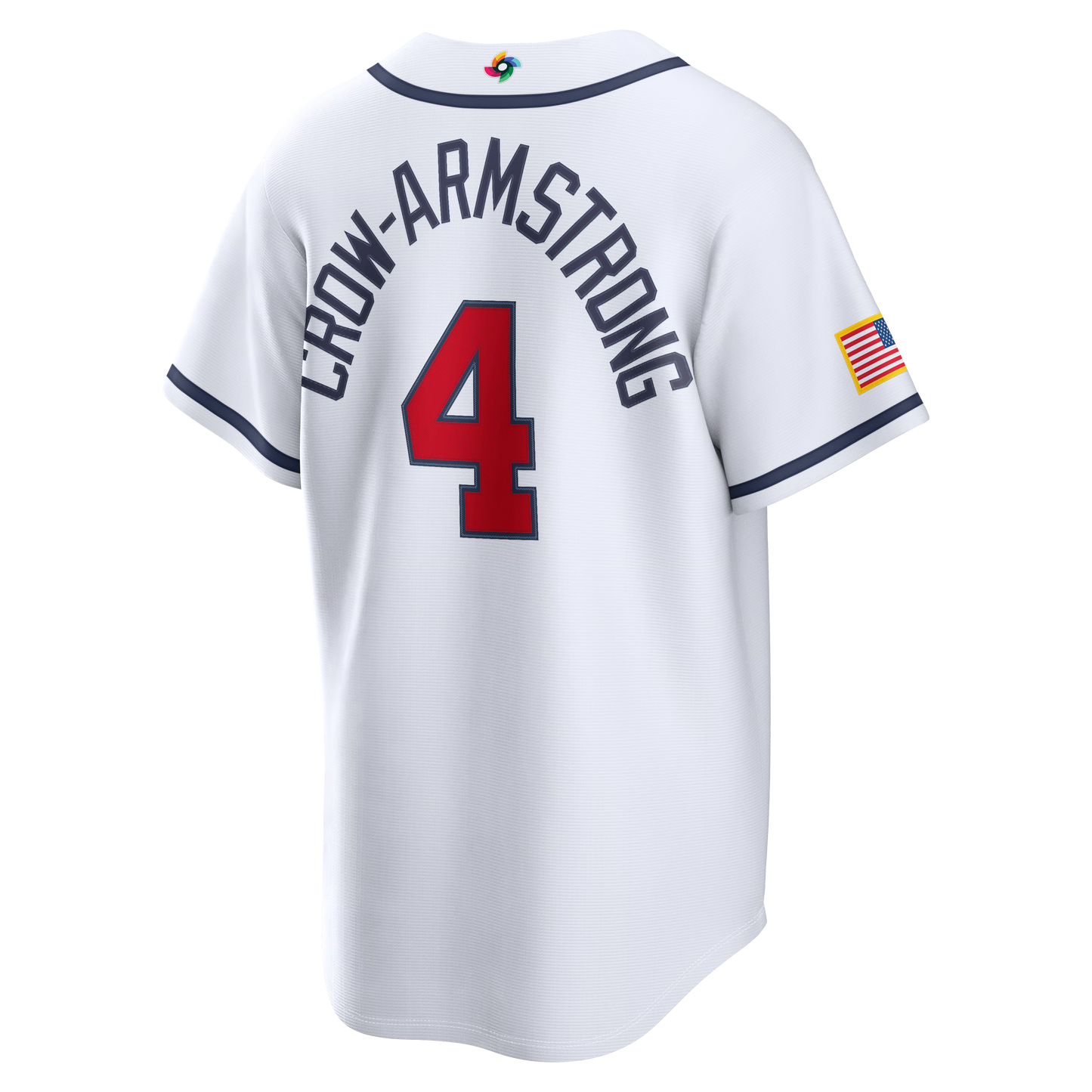 Nike USA Baseball 2026 World Baseball Classic Home Stadium Jersey – Pete Crow-Armstrong #1 – White