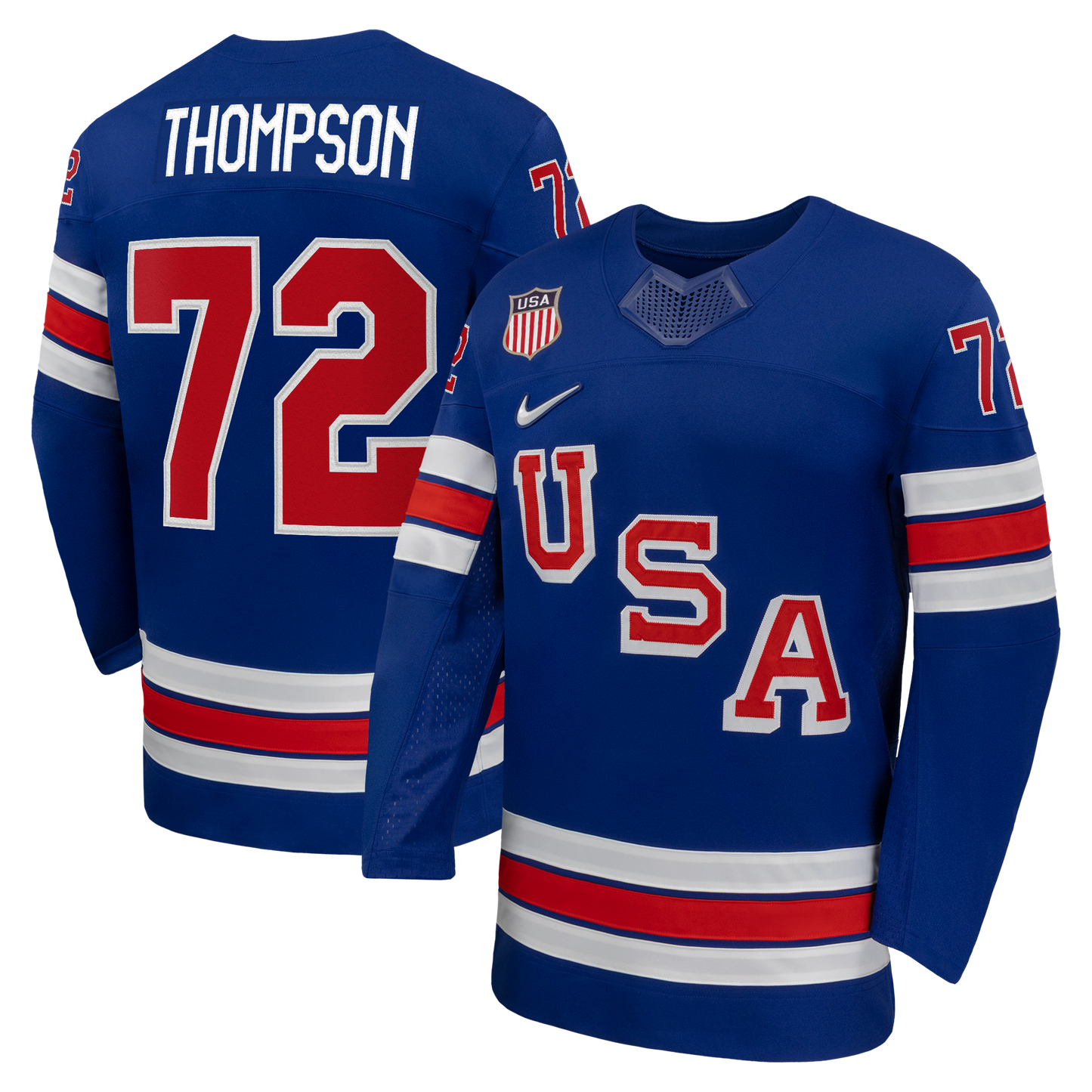 Tage Thompson #72 USA Hockey 2026 Home Jersey - Nike Royal