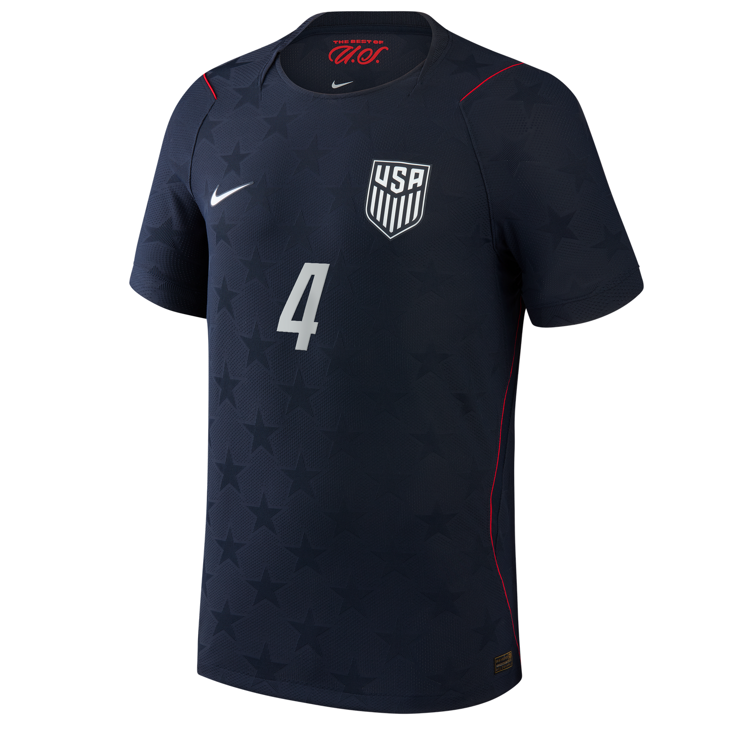 Tyler Adams USMNT 2026 Away Match Jersey Blue | Nike USA Soccer Jersey