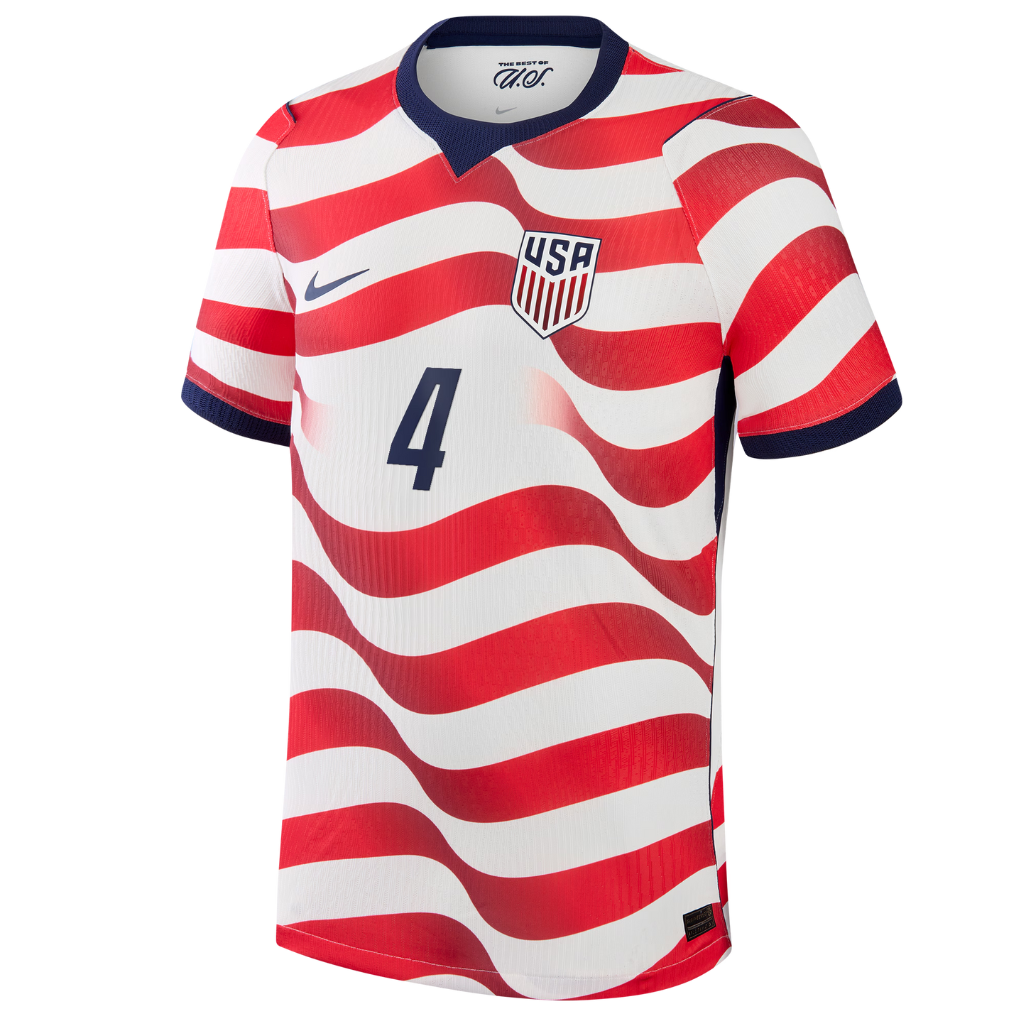 Tyler Adams USMNT 2026 Home Match Jersey White | Nike USA Soccer Jersey