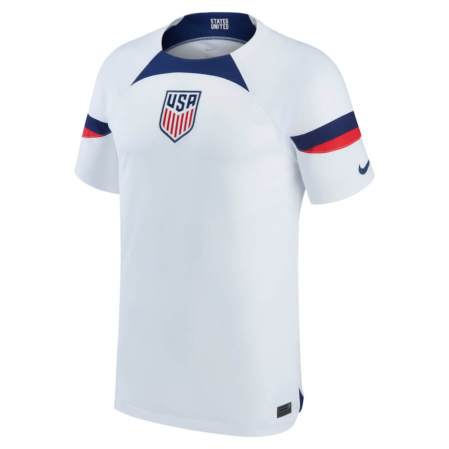 USA National Team Home Stadium Shirt 2022  customized Jersey Unisex White