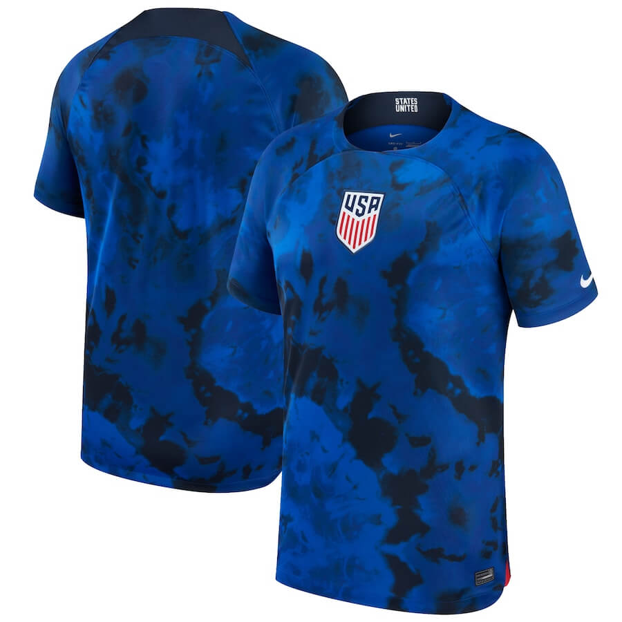 USA National Team Away Stadium Shirt 2022  customized Jersey Unisex - Blue