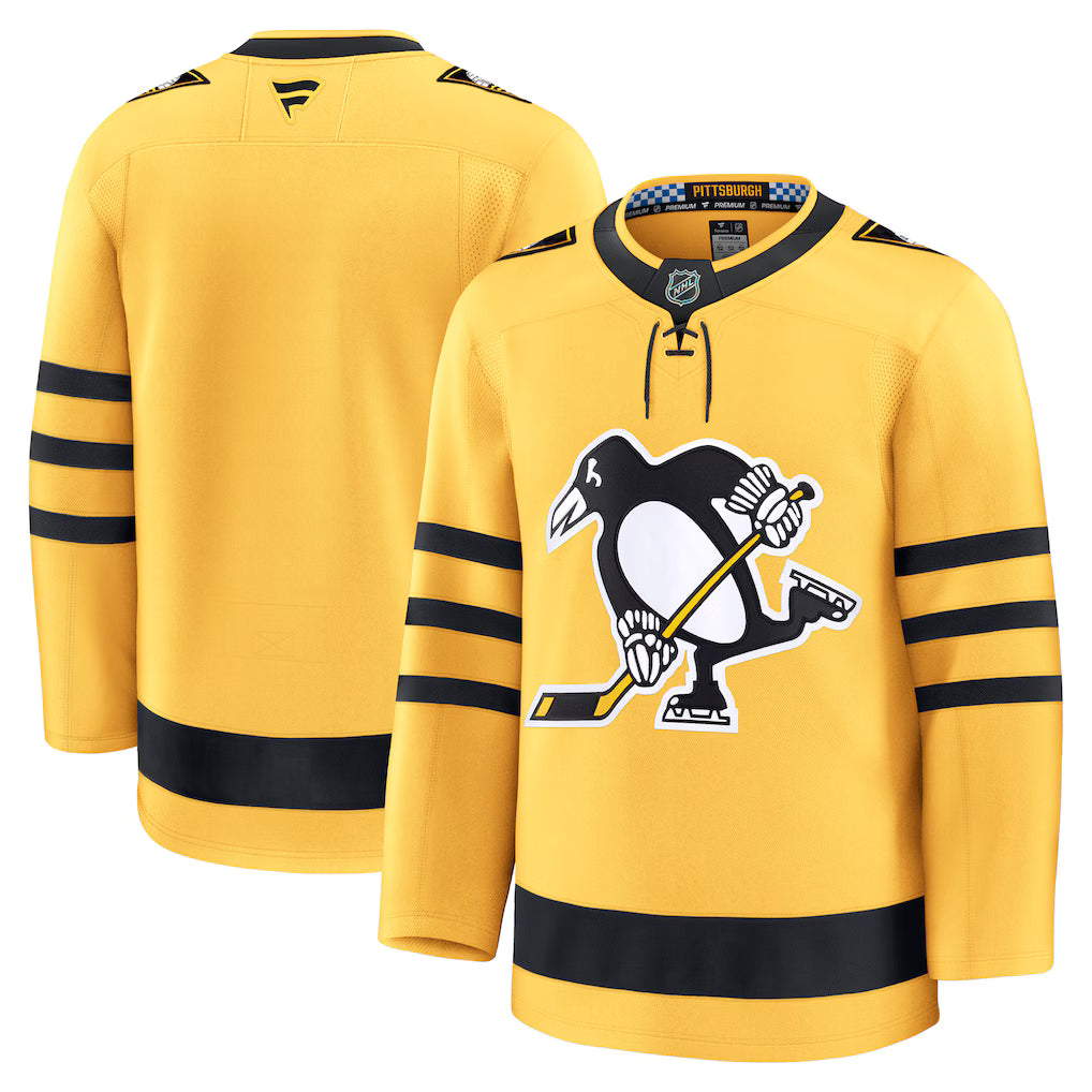 Pittsburgh Penguins Yellow Jersey