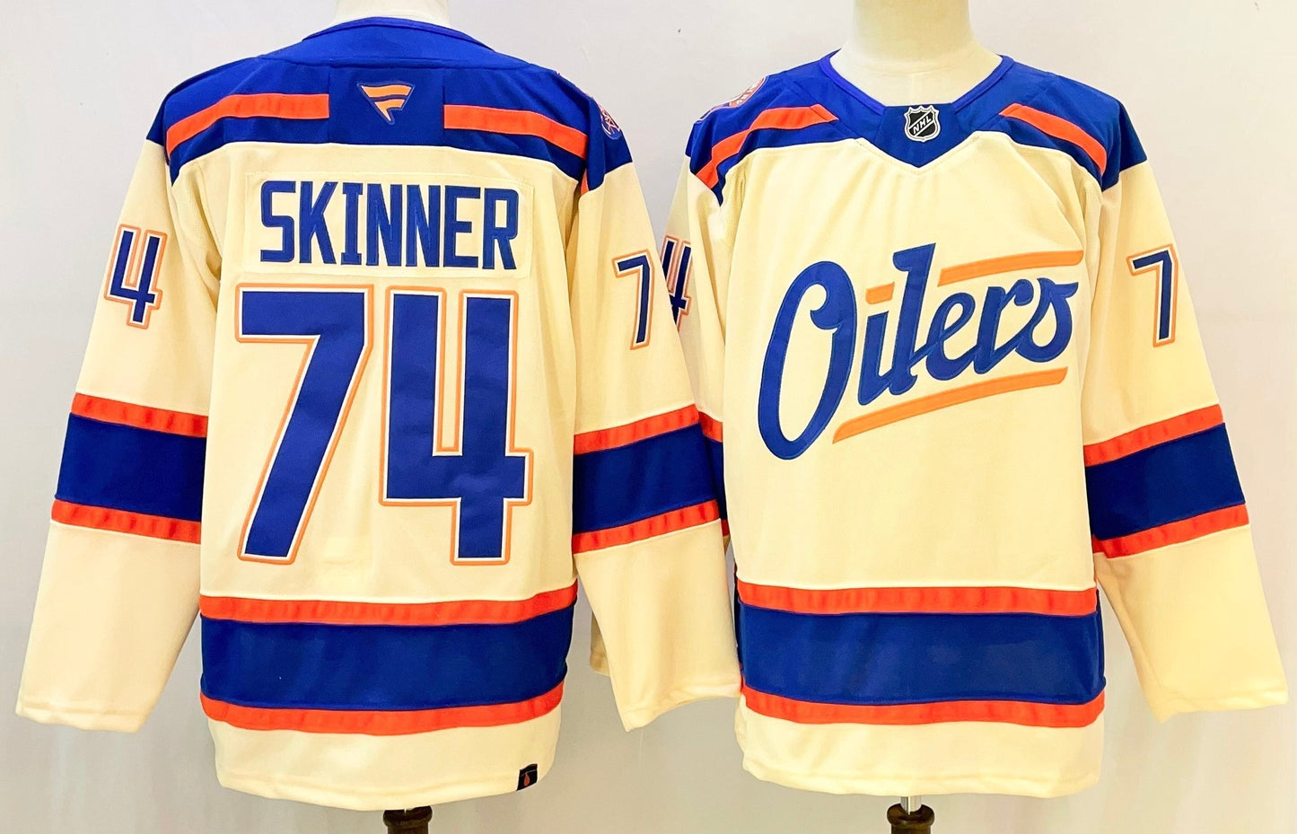 Edmonton Oilers Beige Jersey